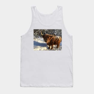 Scottish Highland Cattle Cow 1904 Tank Top